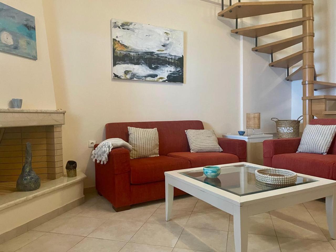 Seafront Lovely House - Kat'S Rentals Loútsa Extérieur photo